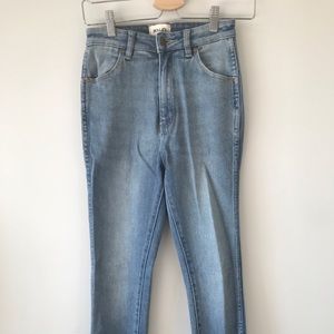 High Waisted Rollas Jeans
